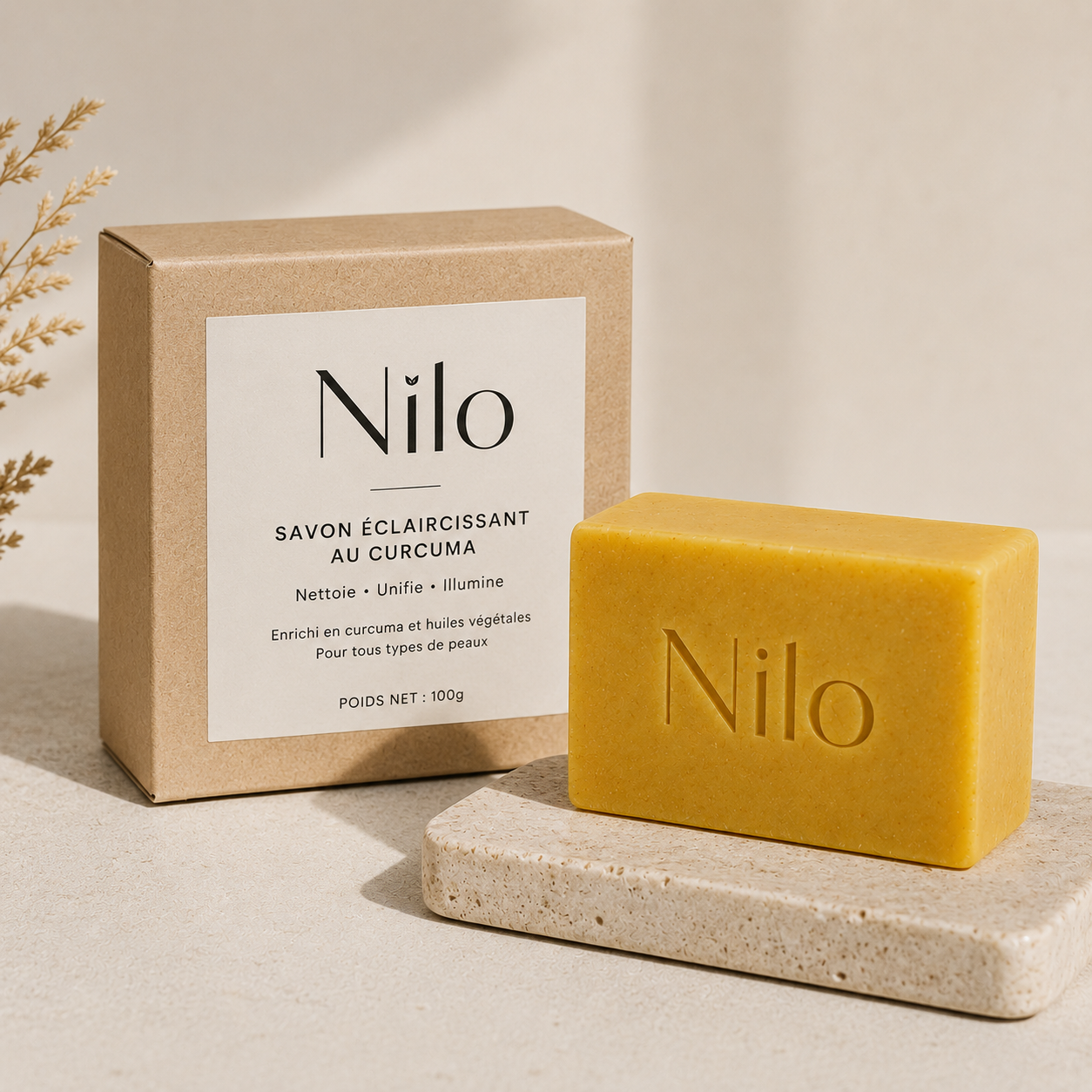 Nilo - Savon Éclat au Curcuma