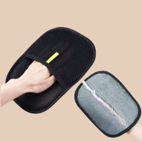 Gants anti-poils électrostatiques réversibles – Lavables & ultra-efficaces pour chats