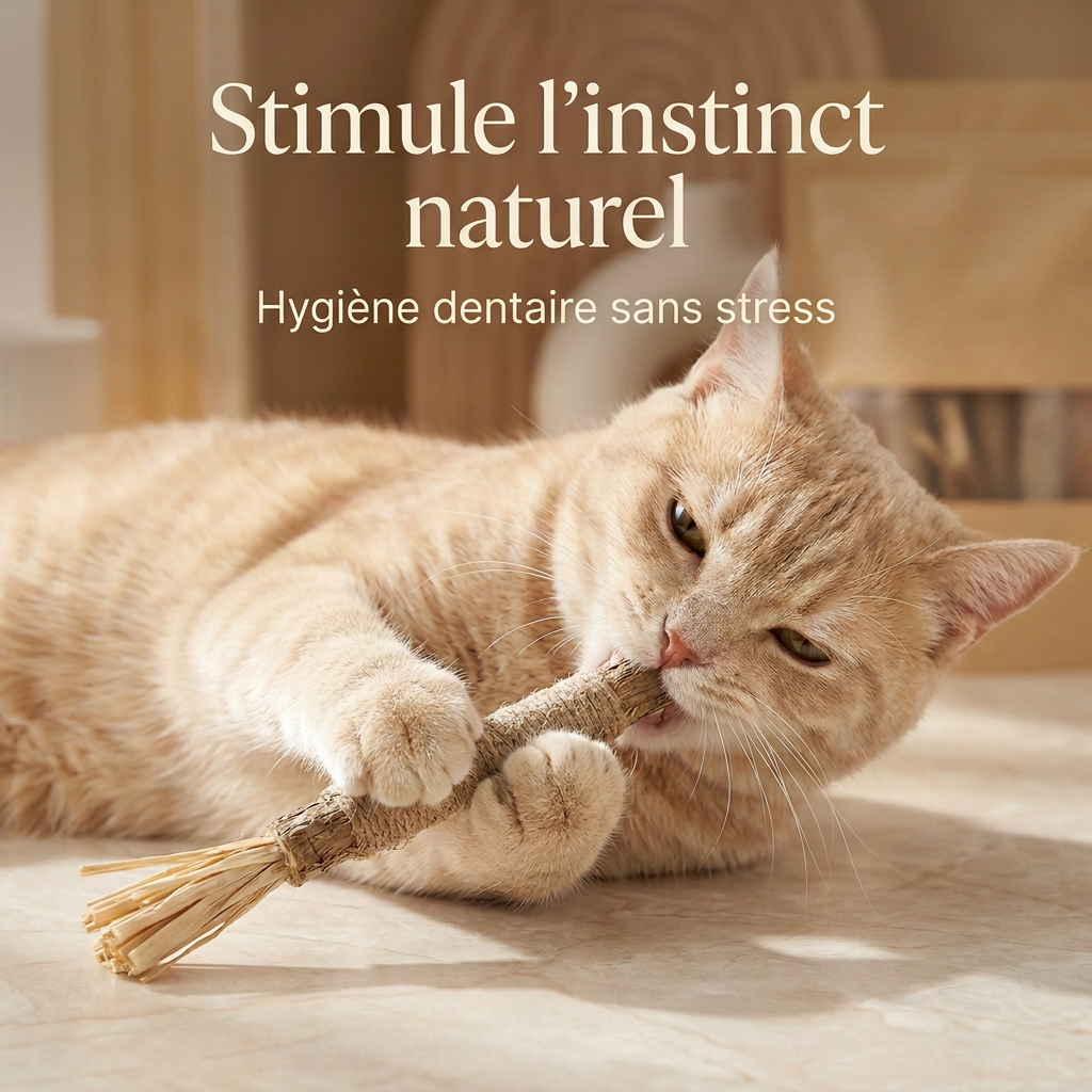 Purek™ – Kit dentaire naturel pour chat