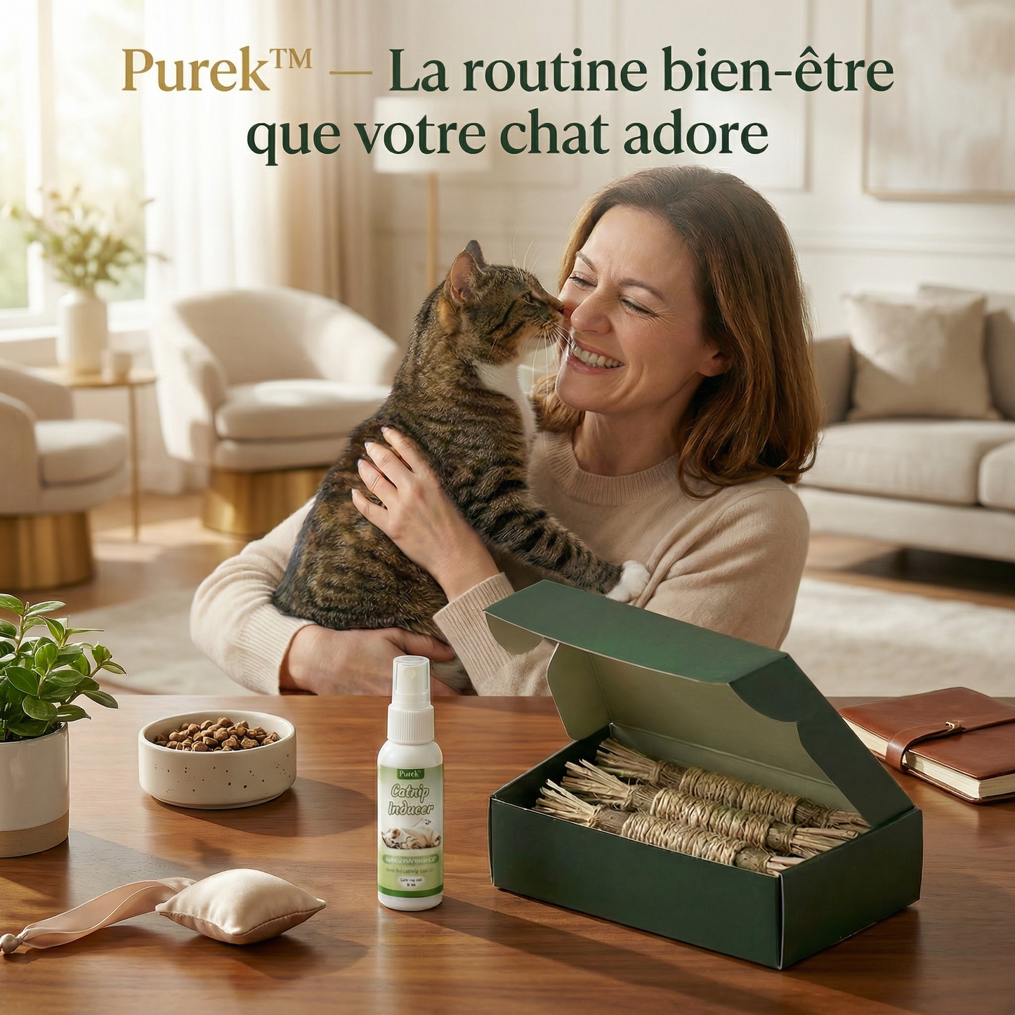Purek™ – Kit dentaire naturel pour chat